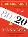Cover image for The 80/20 Manager